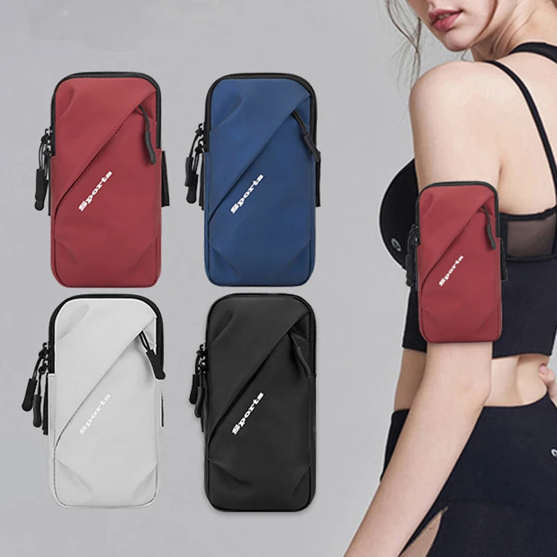 Suporte para telemóvel para corrida, bolsa de corrida para iPhone, universal, impermeável, desportivo, braçadeira, bolsa de braço, acessório para corrida