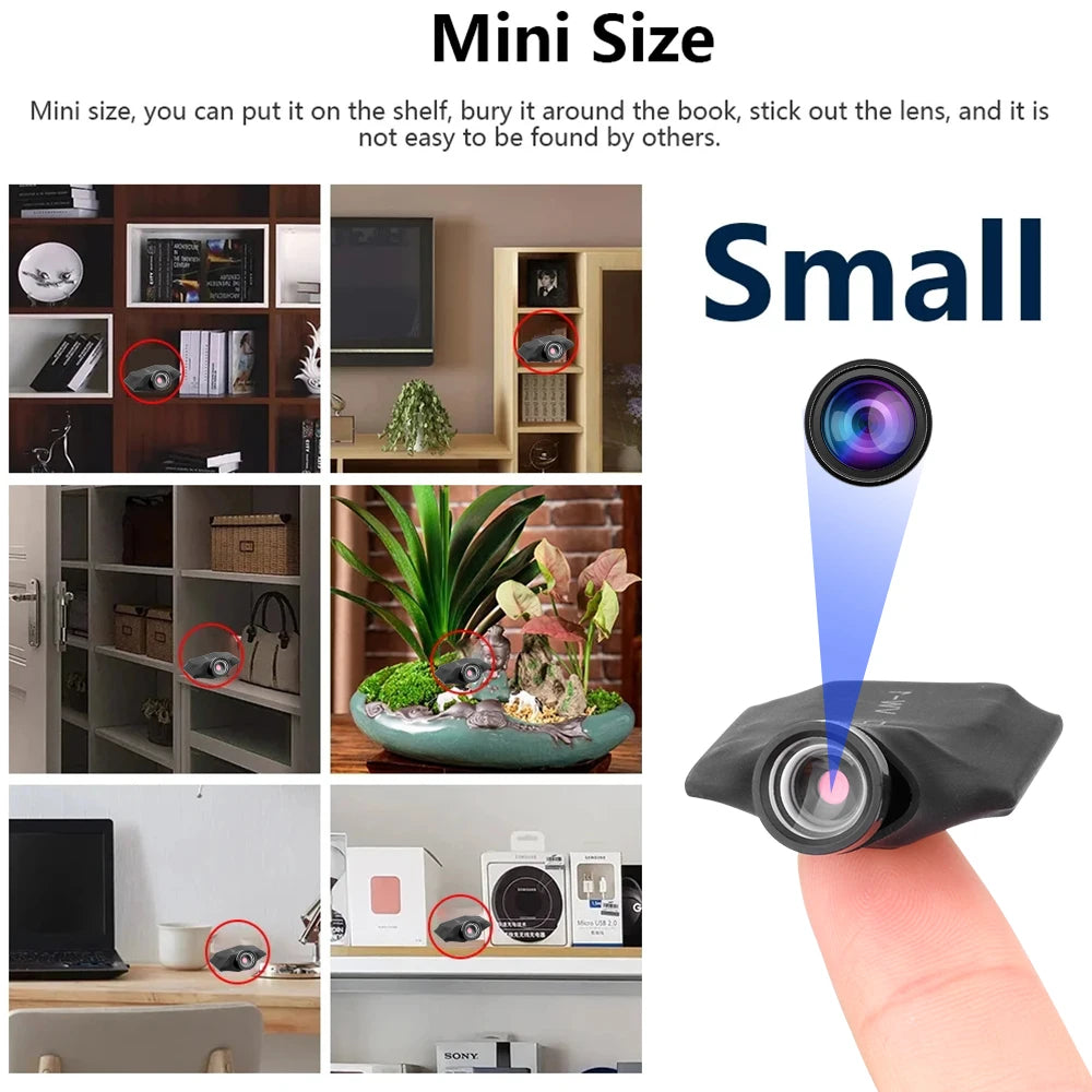 Mini Câmera de Gravação de Vídeos