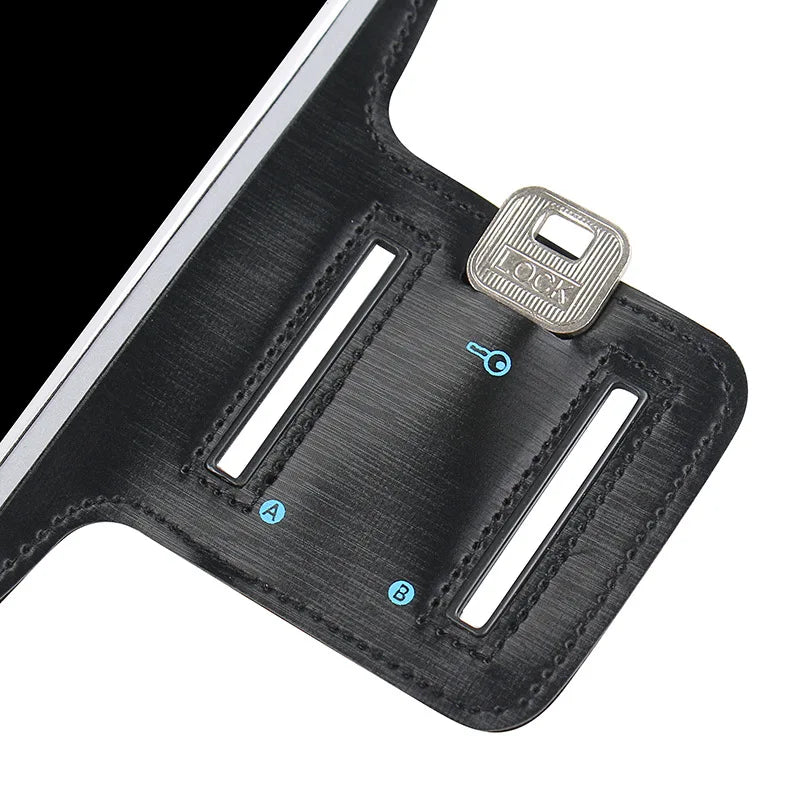 Suporte universal para telemóvel com braçadeira para desportos ao ar livre para iPhone 13 14 15 Samsung Huawei - Academia/Corrida - Bolsa para telemóvel com braçadeira