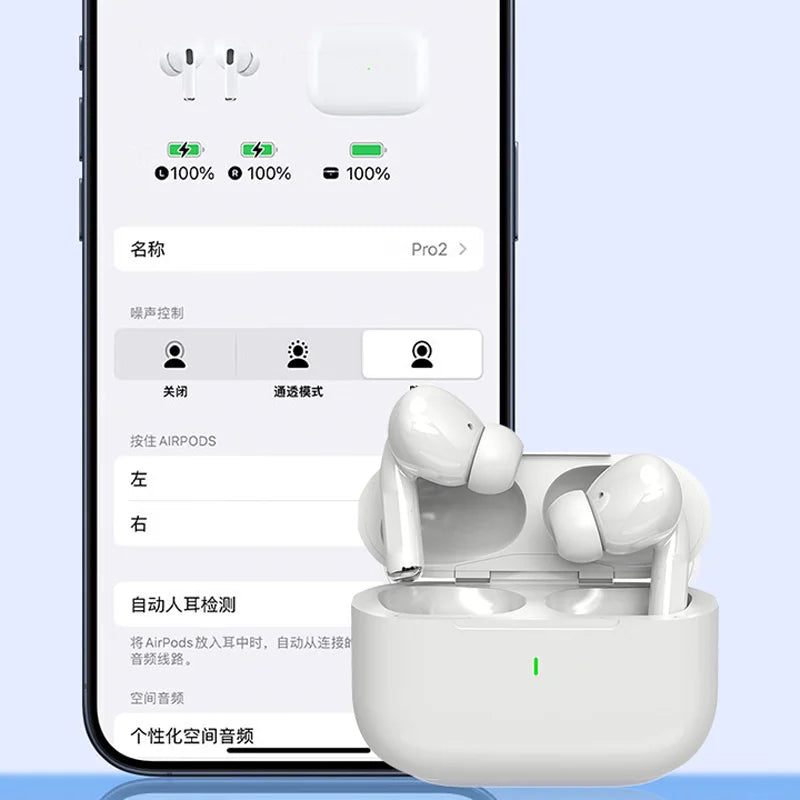 Fone de Ouvido Bluetooth Airs Pro ANC – Cancelamento Ativo de Ruído e Carregamento Sem Fio