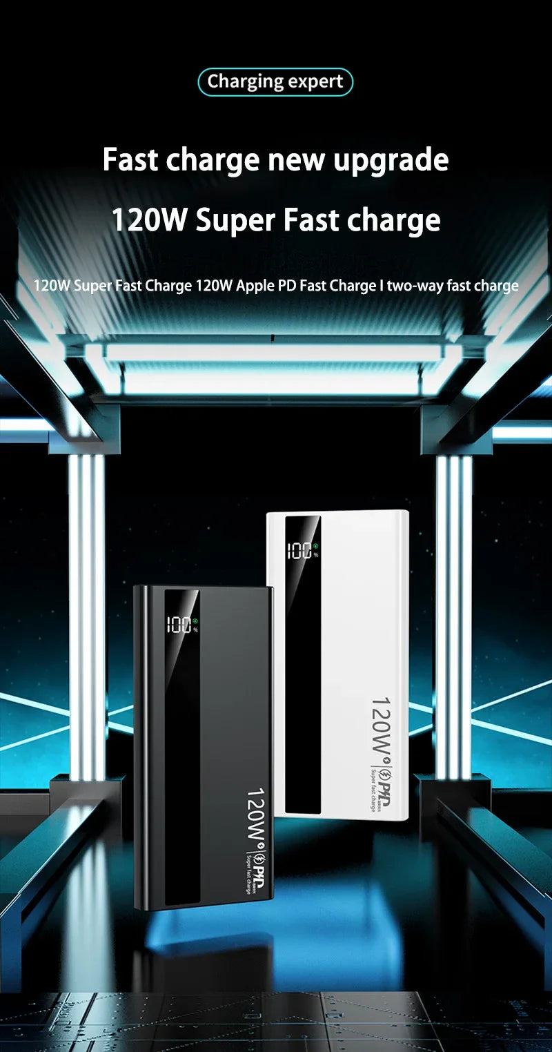 Power Bank Xiaomi 120W – 200000mAh de Pura Potência Portátil