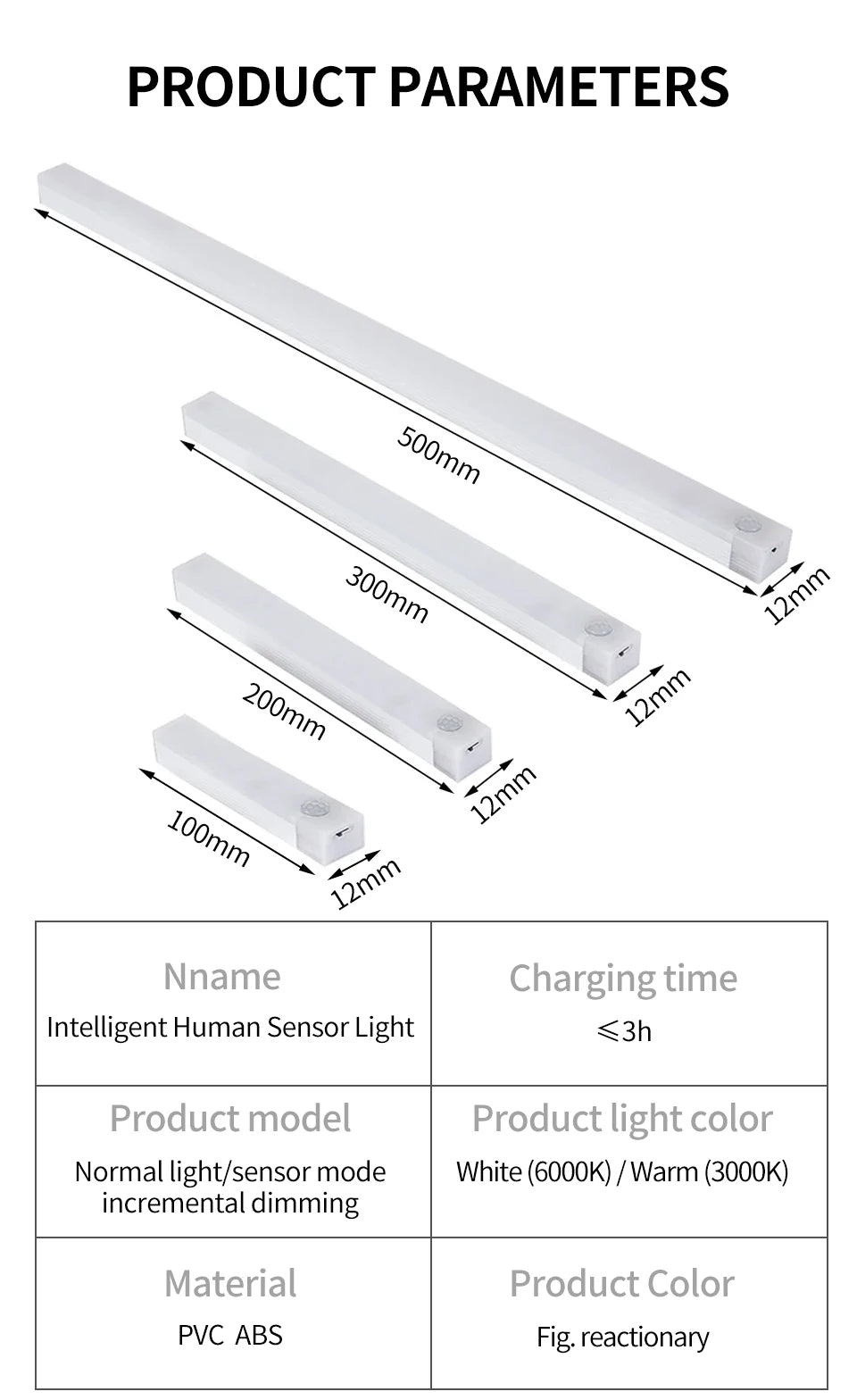 Luz LED com Sensor de Movimento