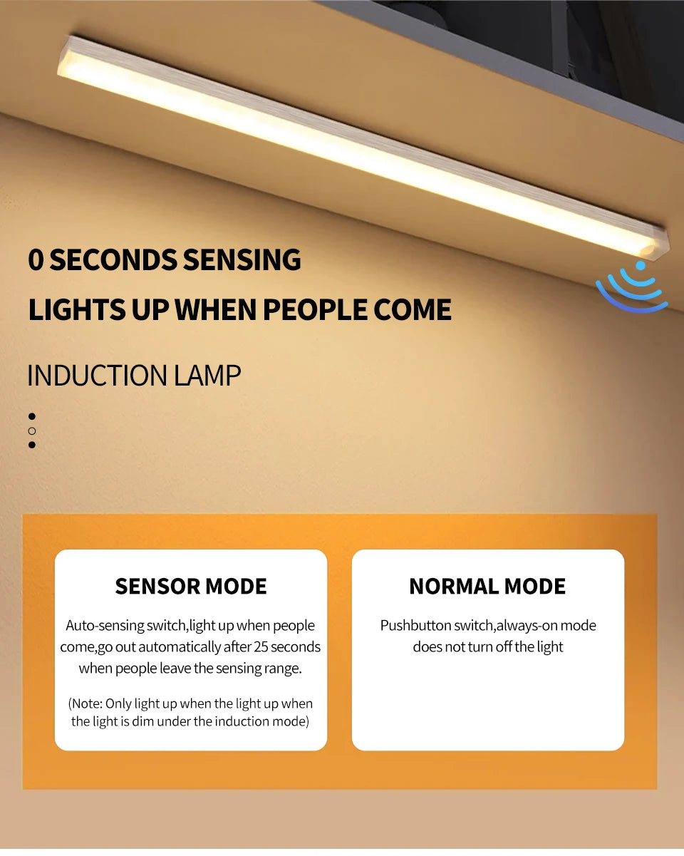 Luz LED com Sensor de Movimento