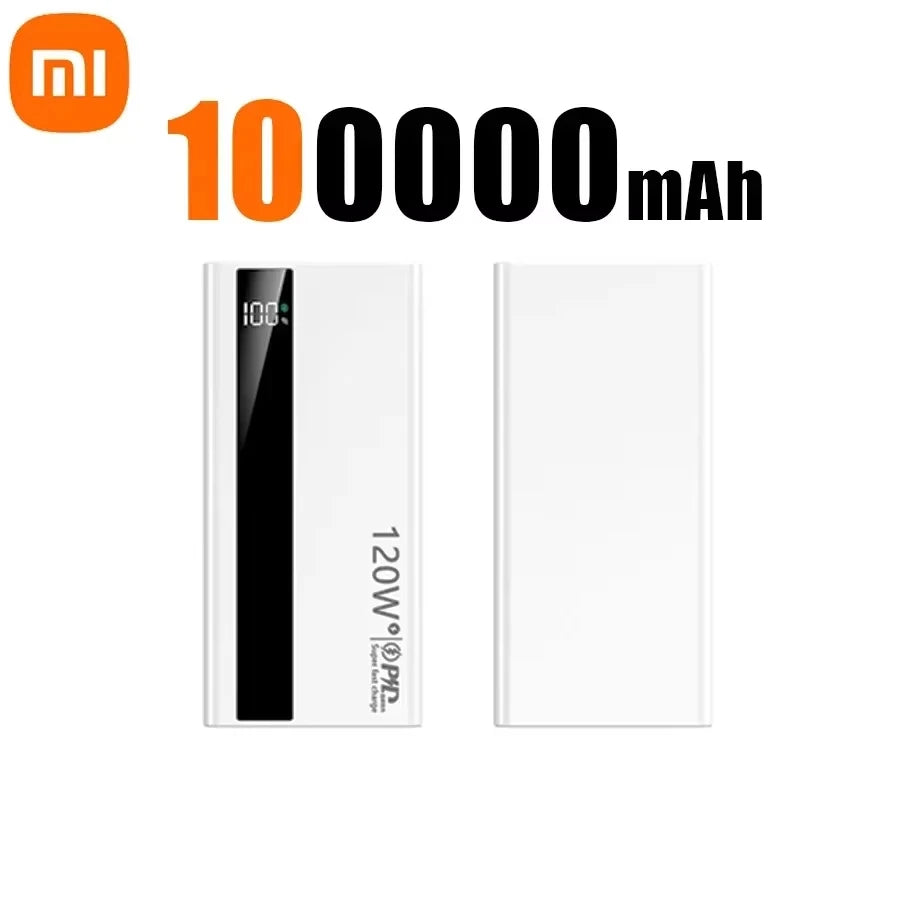 Power Bank Xiaomi 120W – 200000mAh de Pura Potência Portátil