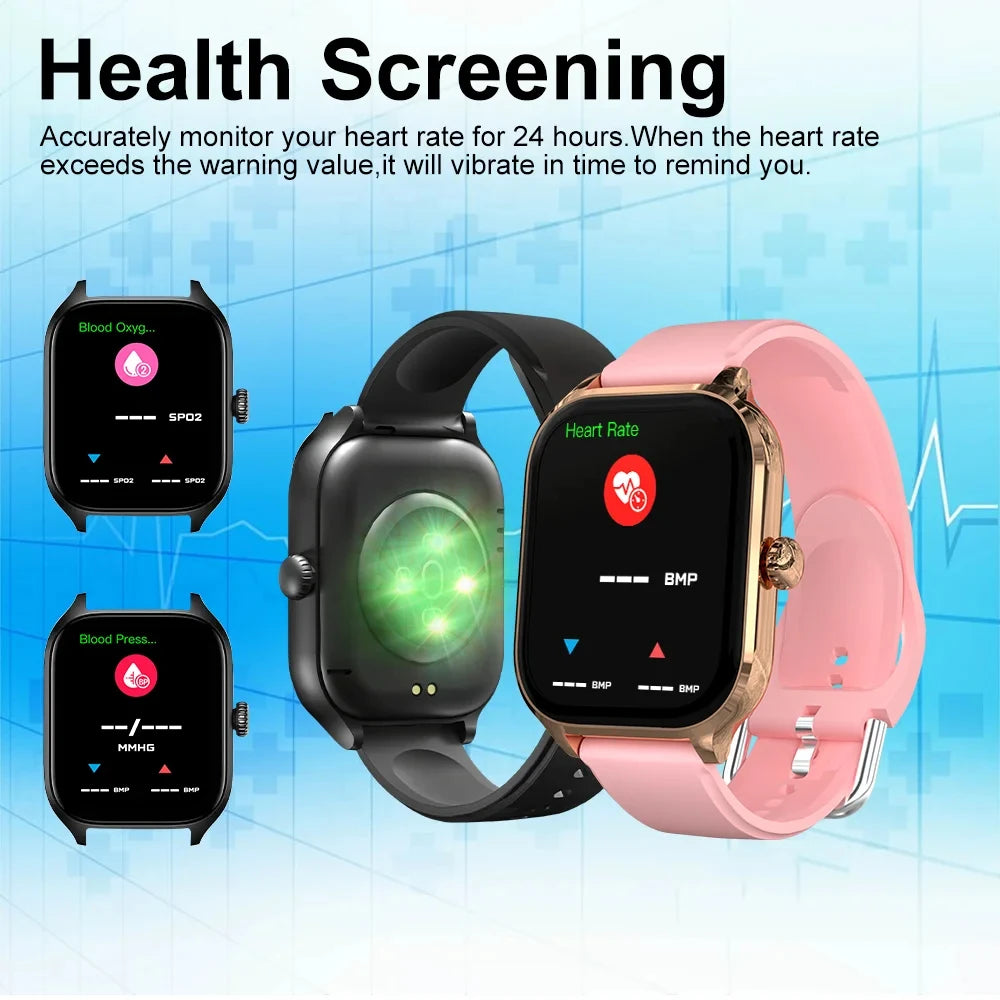 Xiaomi Smartwatch - Rastreamento de calorias, Frequência cardíaca, Monitorização de oxigénio, Relógio inteligente, Bluetooth