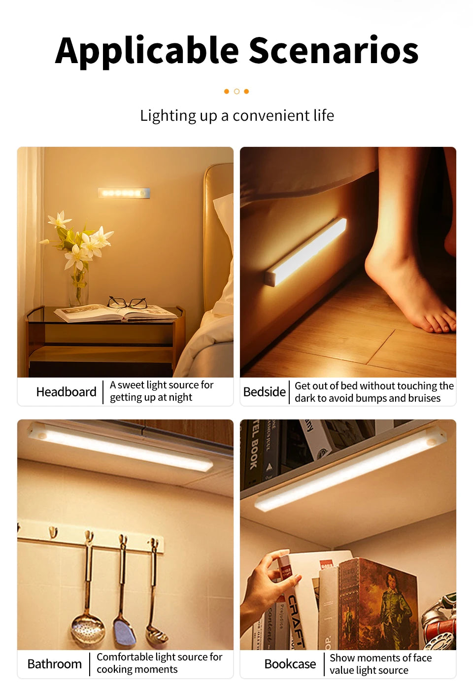 Luz LED com Sensor de Movimento