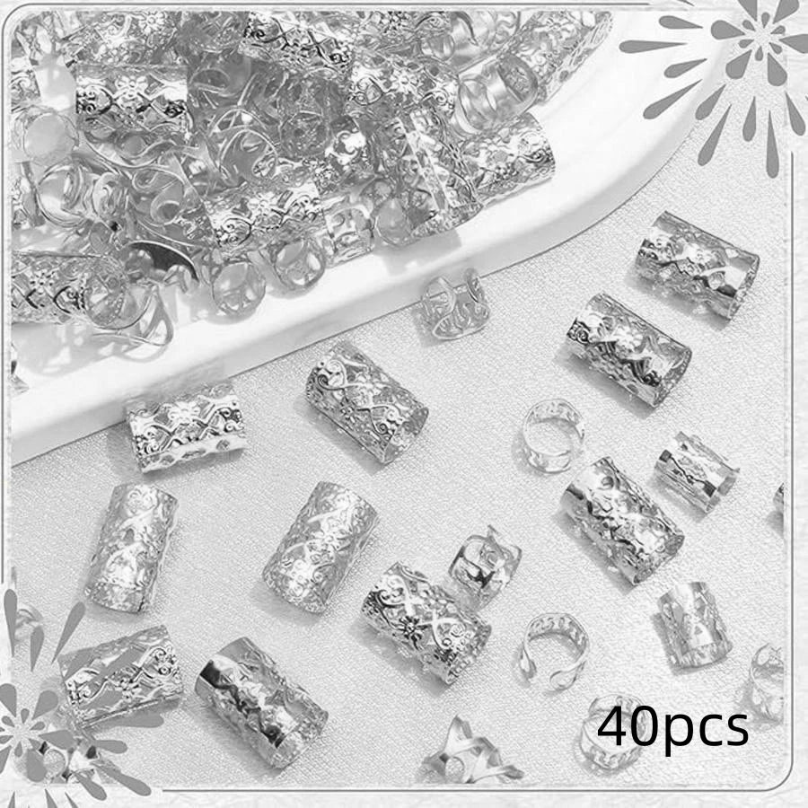 Anéis para Tranças 40PCS