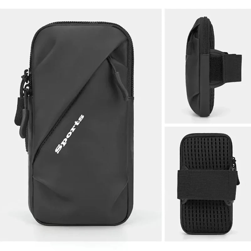 Suporte para telemóvel para corrida, bolsa de corrida para iPhone, universal, impermeável, desportivo, braçadeira, bolsa de braço, acessório para corrida
