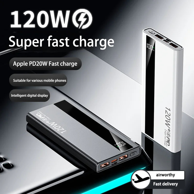 Power Bank Xiaomi 120W – 200000mAh de Pura Potência Portátil