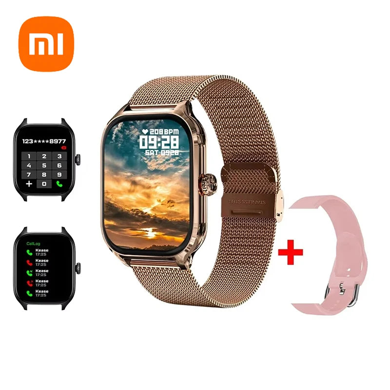 Xiaomi Smartwatch - Rastreamento de calorias, Frequência cardíaca, Monitorização de oxigénio, Relógio inteligente, Bluetooth