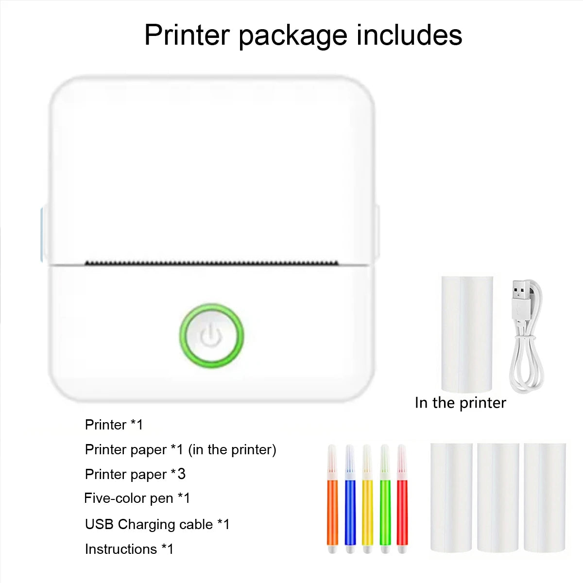 Mini Impressora Portátil