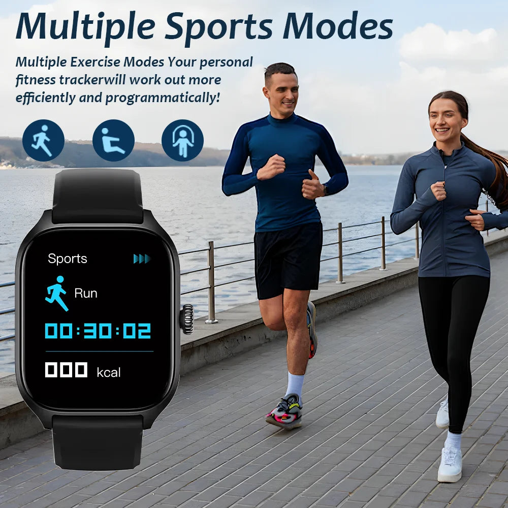 Xiaomi Smartwatch - Rastreamento de calorias, Frequência cardíaca, Monitorização de oxigénio, Relógio inteligente, Bluetooth