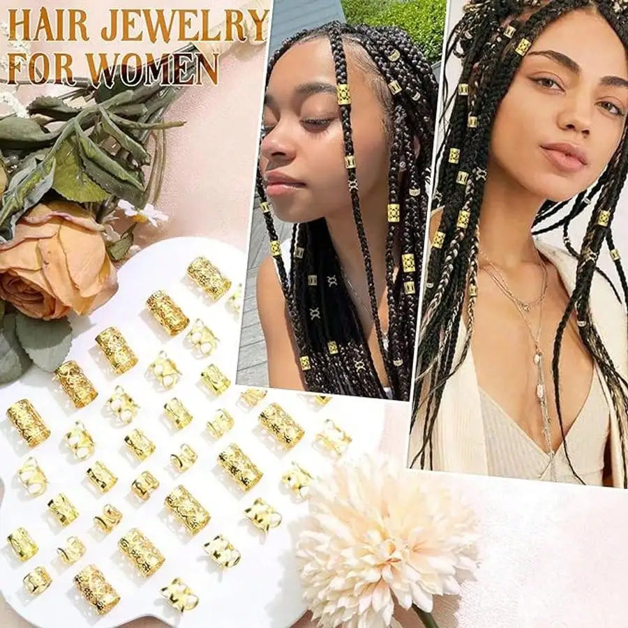Anéis para Tranças 40PCS