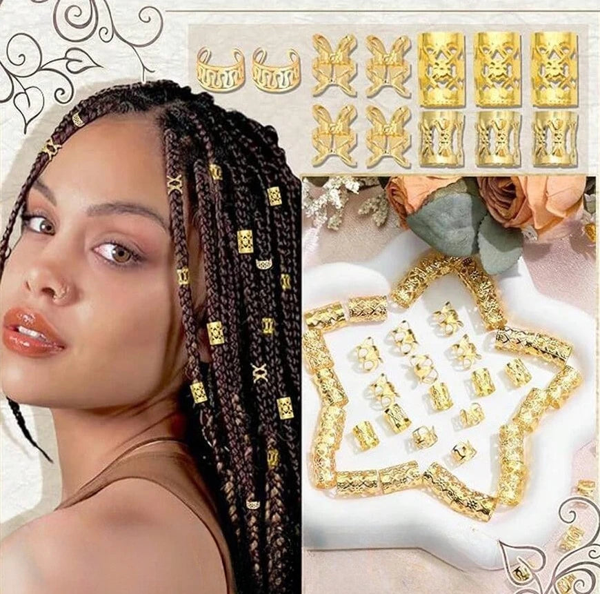 Anéis para Tranças 40PCS