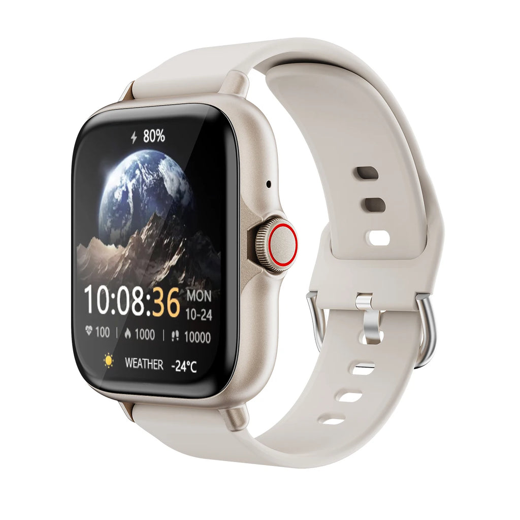 Smartwatch 1.83" com Bluetooth, Chamadas, Monitoramento de Sono, Pedômetro e Muito Mais!