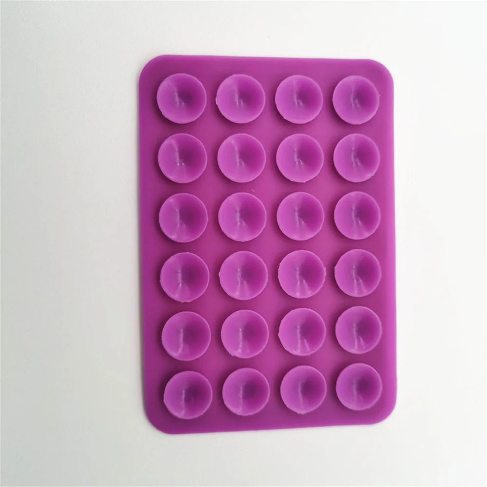 Ventosas de Silicone - Design portátil multifuncional não autocolante Operação simples Acessórios para telemóveis
