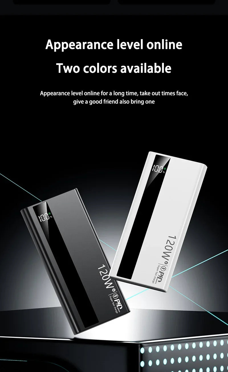 Power Bank Xiaomi 120W – 200000mAh de Pura Potência Portátil