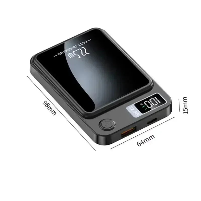 Power Bank Magnético Sem Fio 100000mAh