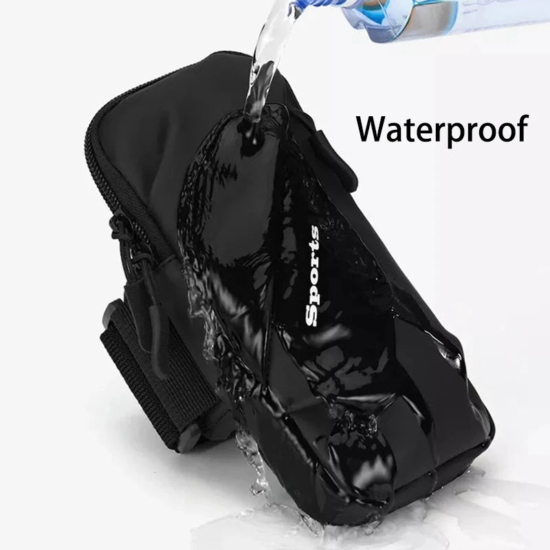 Suporte para telemóvel para corrida, bolsa de corrida para iPhone, universal, impermeável, desportivo, braçadeira, bolsa de braço, acessório para corrida