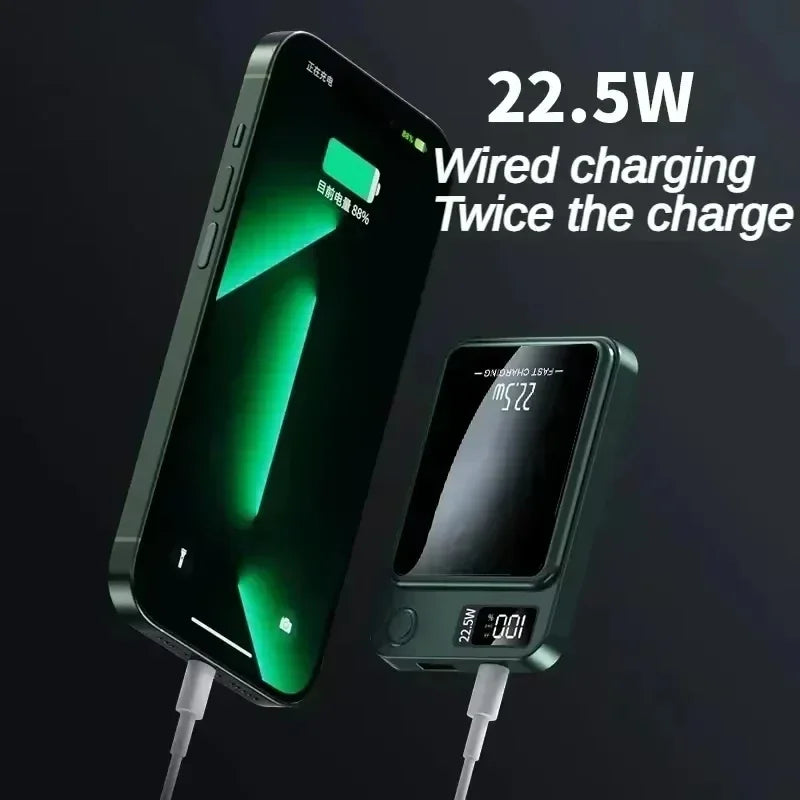 Power Bank Magnético Sem Fio 100000mAh