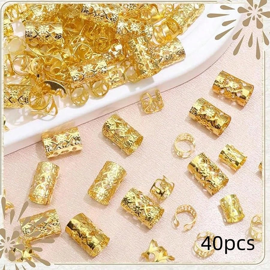 Anéis para Tranças 40PCS