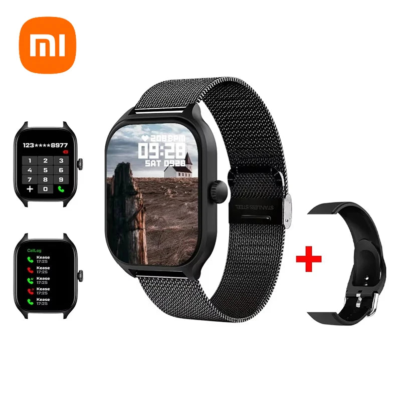 Xiaomi Smartwatch - Rastreamento de calorias, Frequência cardíaca, Monitorização de oxigénio, Relógio inteligente, Bluetooth
