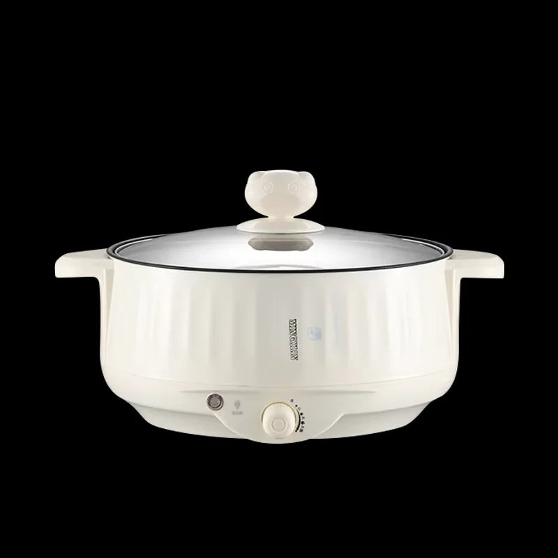 Panelas Elétricas Multifunções Camada Única/Dupla 1-2, Panela Doméstica Antiaderente, Panela Quente, Panela de Arroz, Utensílios de Cozinha