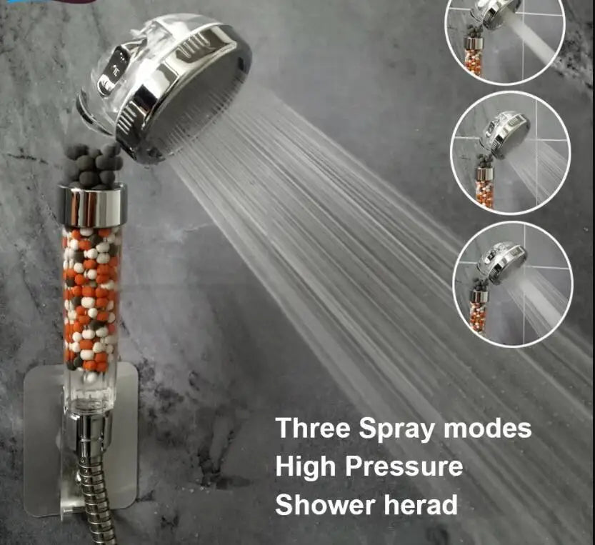 Chuveiro de Alta Pressão Economico com 3 Funções de SPA