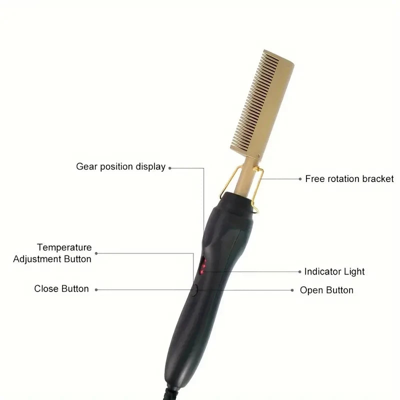 Escova Alisadora Elétrica para Cabelo