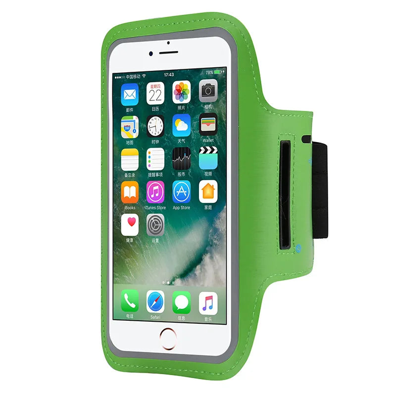 Suporte universal para telemóvel com braçadeira para desportos ao ar livre para iPhone 13 14 15 Samsung Huawei - Academia/Corrida - Bolsa para telemóvel com braçadeira