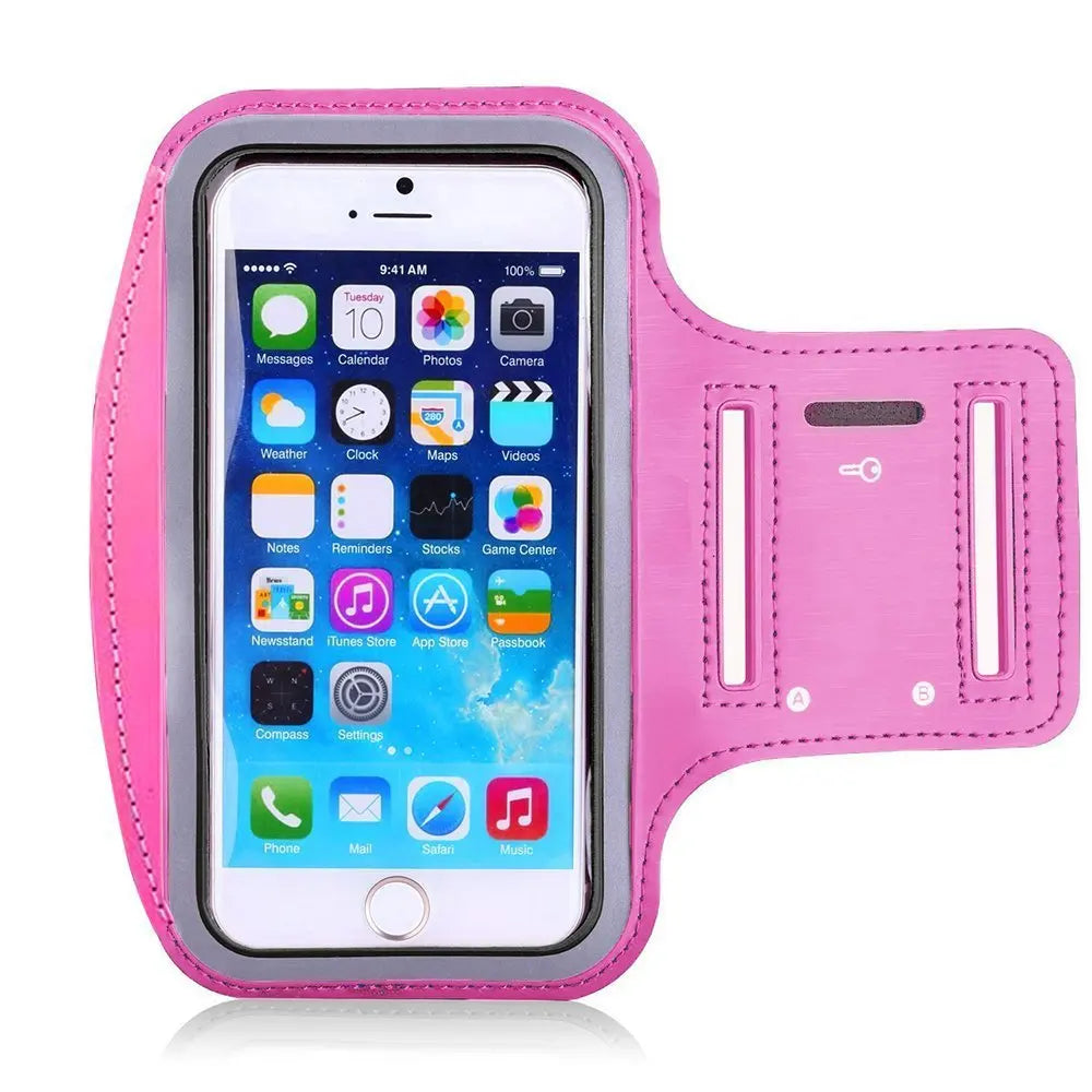 Suporte universal para telemóvel com braçadeira para desportos ao ar livre para iPhone 13 14 15 Samsung Huawei - Academia/Corrida - Bolsa para telemóvel com braçadeira