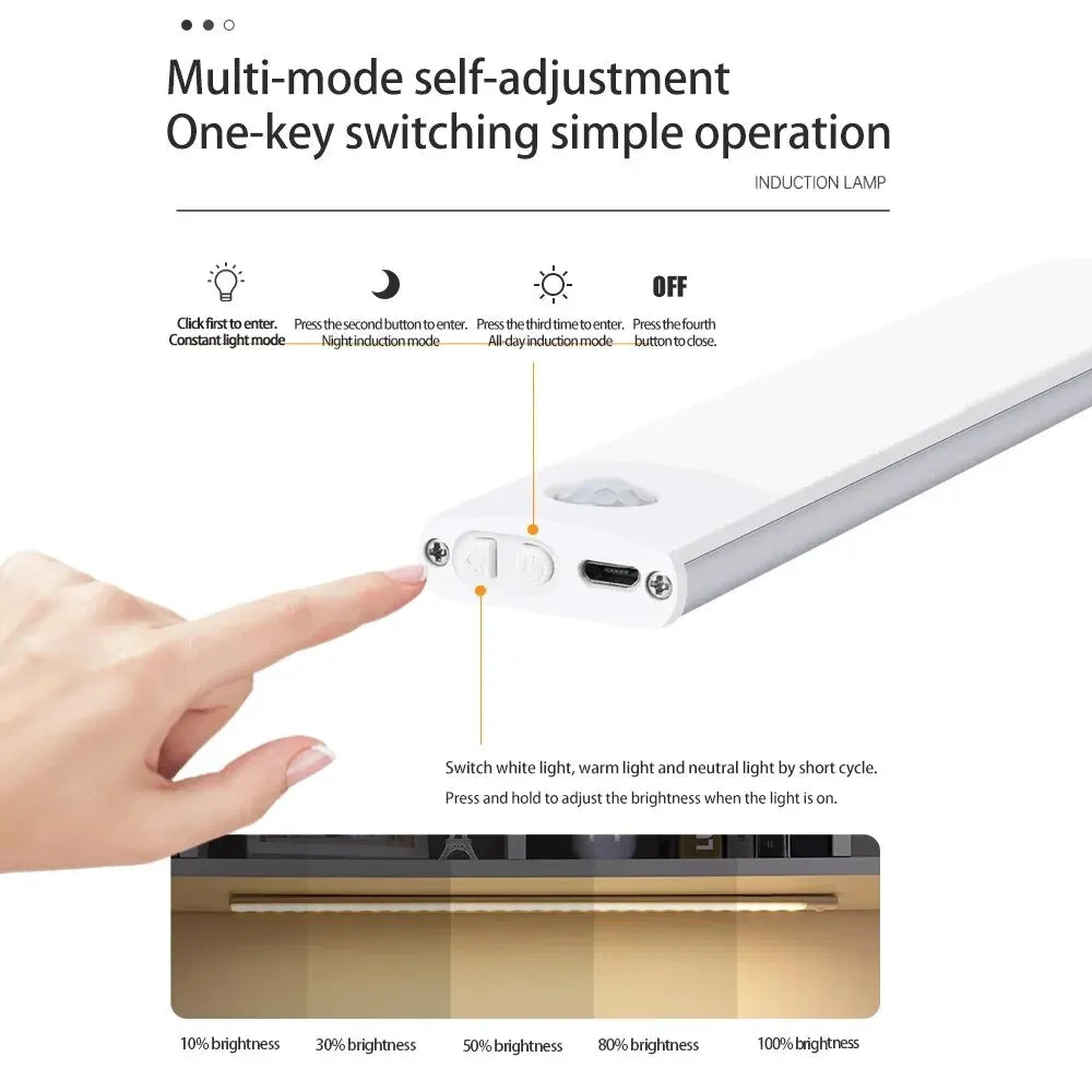 Lâmpada Sem Fio com Sensor de Movimento
