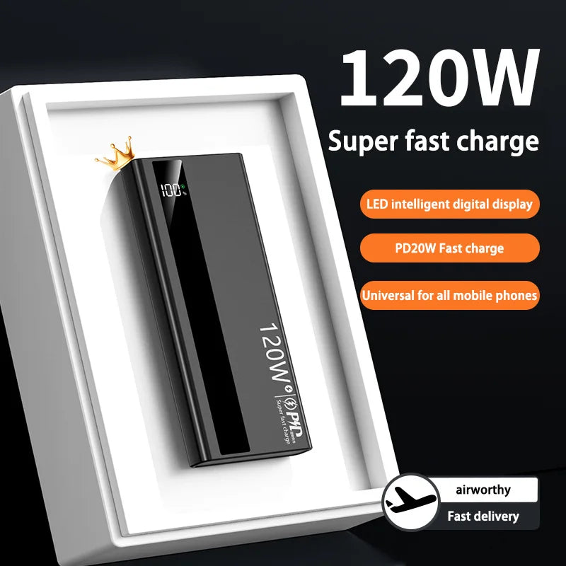 Power Bank Xiaomi 120W – 200000mAh de Pura Potência Portátil